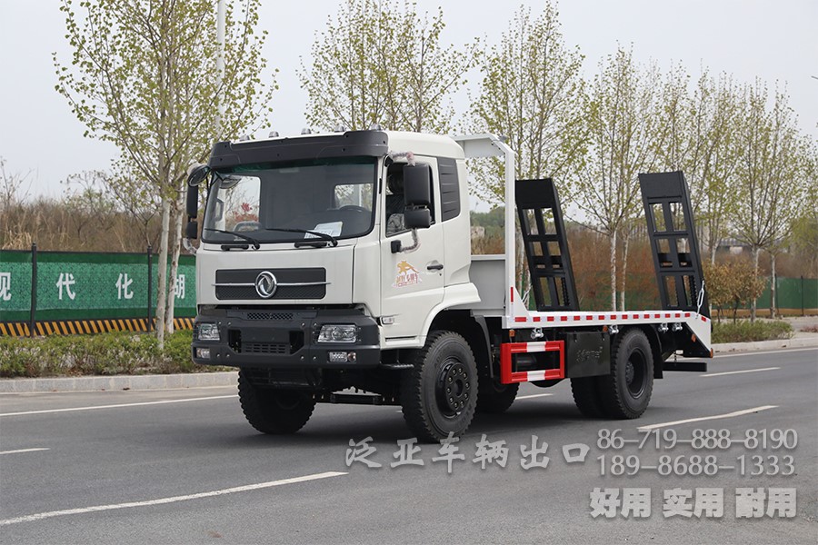 东风4*2挖机板，挖掘机运输车，挖机托运平板车